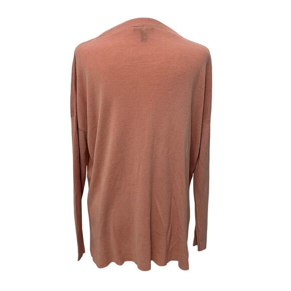 Eileen Fisher‎ Long Sleeve Sweater Pink Size Small Tencel Blend Lightweight Knit - Picture 2 of 6